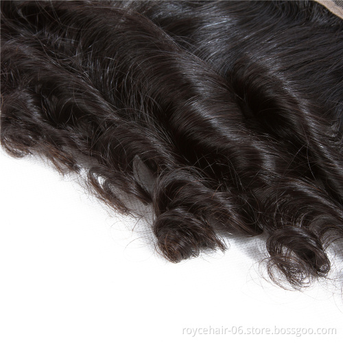 Illusion Raw Indian Cambodian Perruque Thin Skin Lace Front Brazilian Loose Wave 13x4 18 inch Frontals